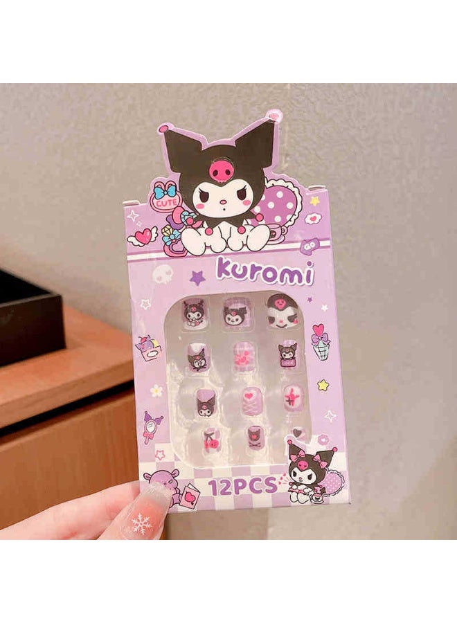 Sanrio 6 packs of nail stickers, armor wearing, stereo players, beauty, makeup, dressing up, girls, toys, training, organization, prizes, gifts - Image 5