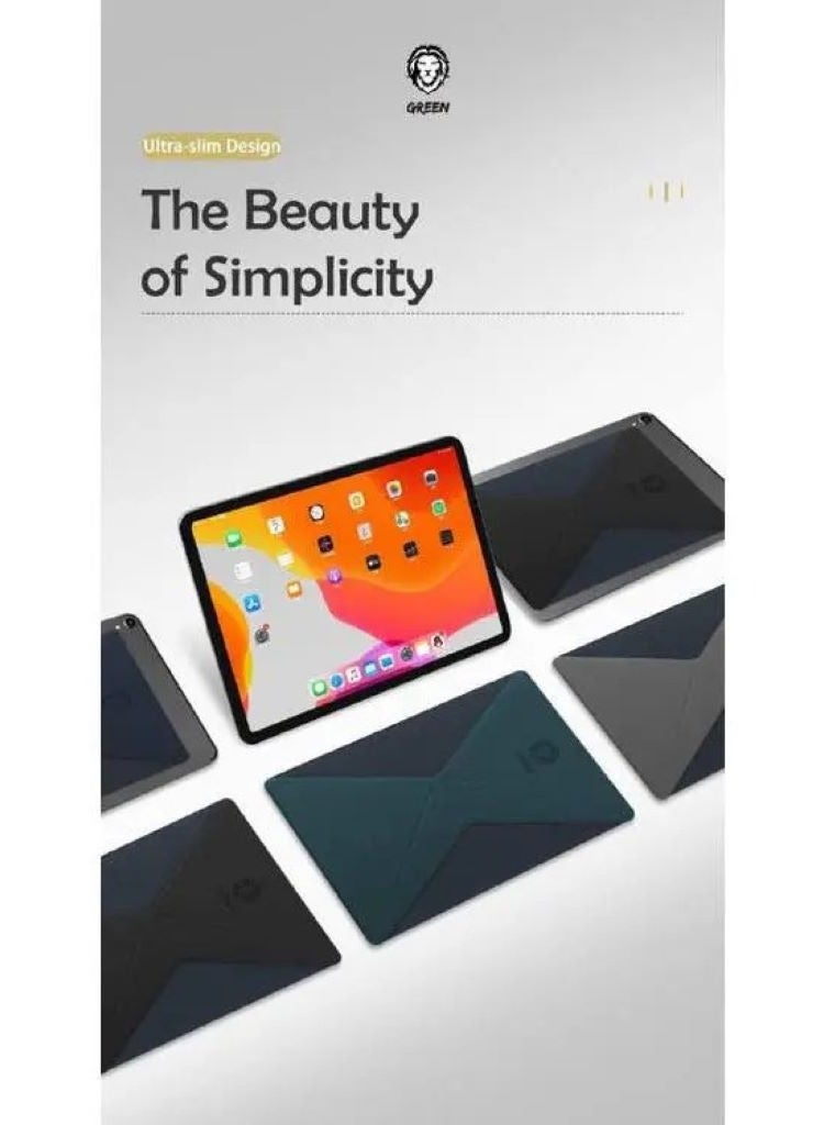 GREEN LION Premium Leather Tablet Stand ( 9" - 12.9" ) - Black - Image 3