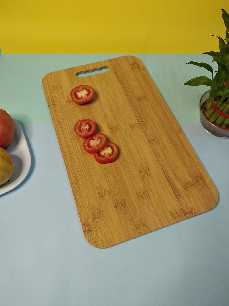 CRAYTON Crayton Natural Brown Rectangle Wooden Chopping Board  - Image 1