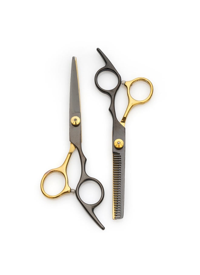 Sharpdo Hair Cutting Scissors Kit, Professional Barber Shears Set with Hair Scissors Thinning Shears, Haircutting Sheers Hair Cut Blending Salon Scissor for Men Women Pet  - Image 2