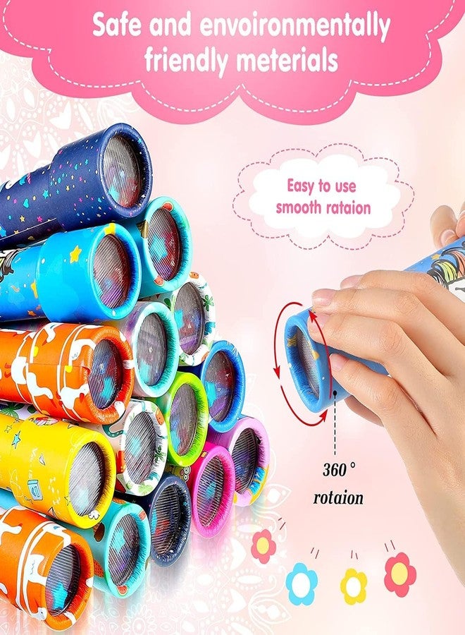 9UP® Kids Educational Kaleidoscope Toys | Pack of 1Pc Colorful Rotating Print Kaleidoscope for Children Birthday Party (Small Size) - Image 2