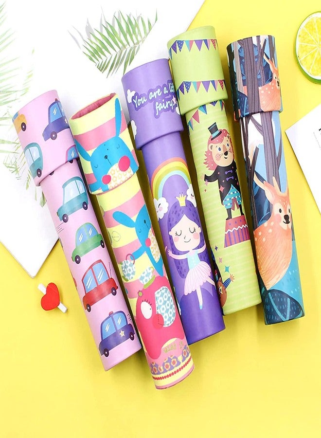 9UP® Kids Educational Kaleidoscope Toys | Pack of 1Pc Colorful Rotating Print Kaleidoscope for Children Birthday Party (Small Size) - Image 4