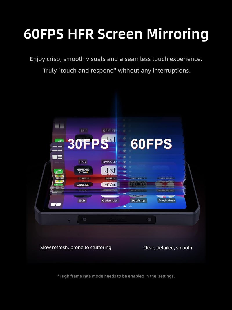 CHIGEE AIO-5 Play for BMW Motorcycles, 3-Pin Interface, Plug-and-Play Smart Display with CarPlay & Android Auto, 60FPS Mode, IP68 Waterproof, Built-in GPS, Anti-Theft Alarm, Data Reading - Image 3