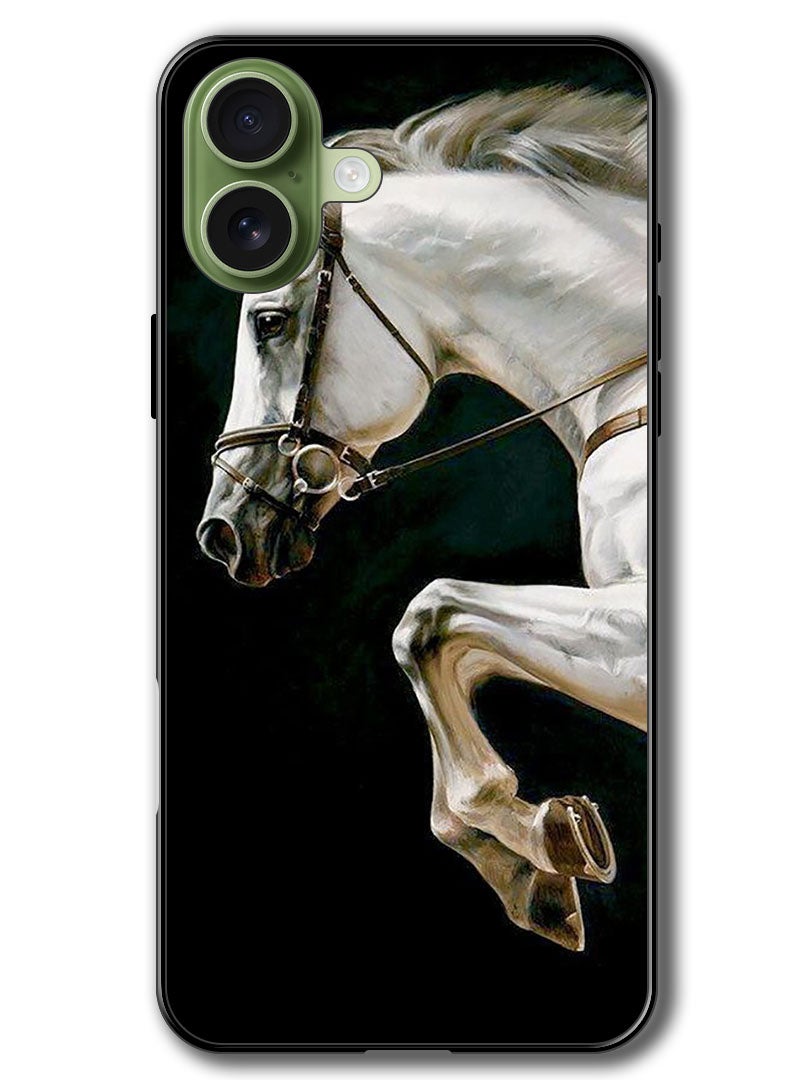Theodor Case Compatible with Apple iPhone 17 6.3 Inch Protection Shockproof Bumper Cover Horse Running - Image 1