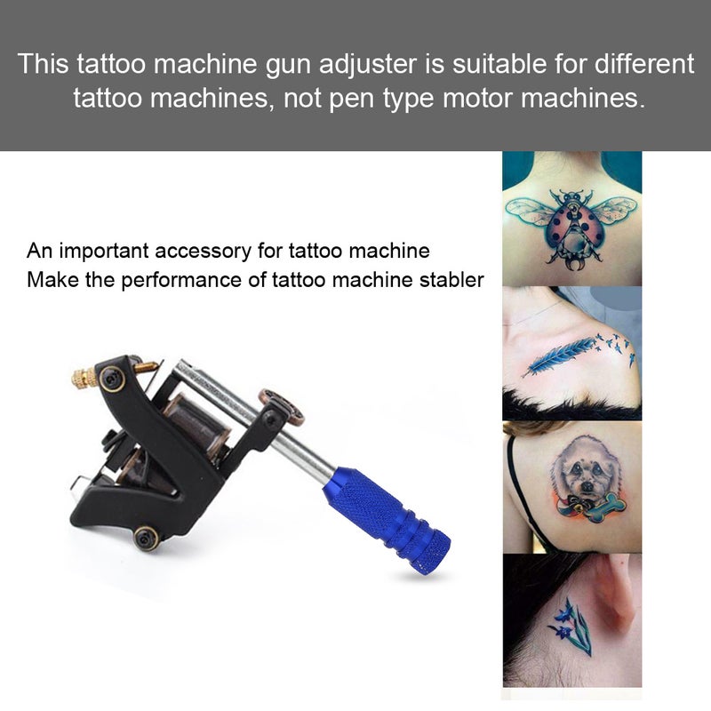 Professional Tattoo Machine Armature Regulator Spring Tattoo Needle Alignment AdjusterBlue - Image 3