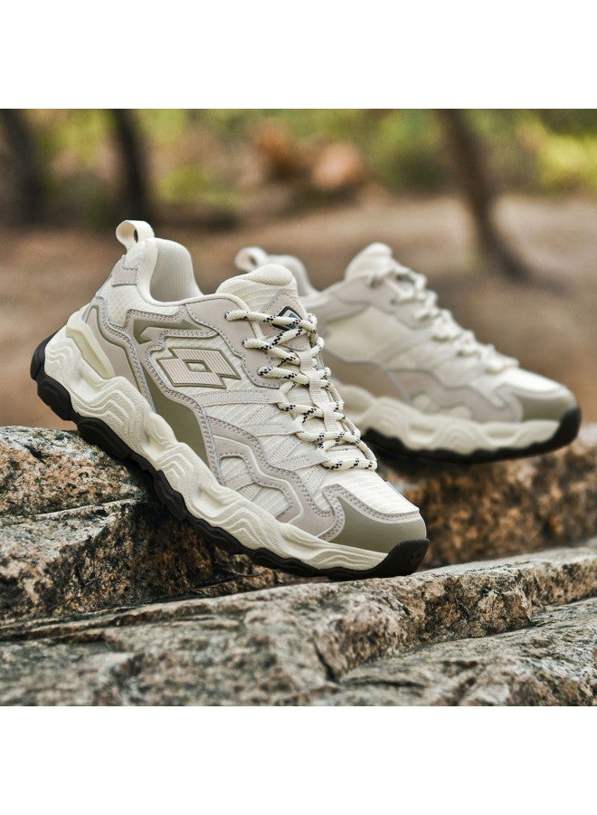 LOTTO Women's Outdoor Hiking Shoes, Autumn Shock Absorption, Rebound, Wear-resistant, Anti-slip Grip, Retro Casual Trekking Shoes For Women - Image 3