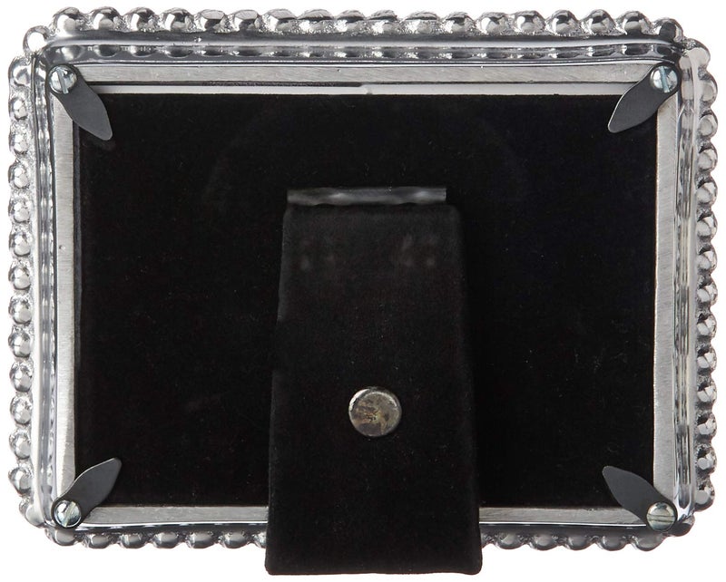 MARIPOSA Beaded 2X3 Double Frame | Silver | Brillante | Frames | Decorative Photo Frames | Recycled SANDCAST Aluminum | Handmade in Mexico - Image 4