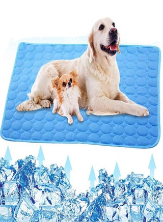 XinChangShangMao Dog Cooling Mat, Pet Dog Self Cooling Pad, Ice Silk Washable Summer Cooling Mat for Dogs Cats, Kennels, Crates and Beds - pzsku/Z1F8F772C563130642378Z/45/_/1692791906/81d053a4-60fe-47ce-bb57-16b486221b1b