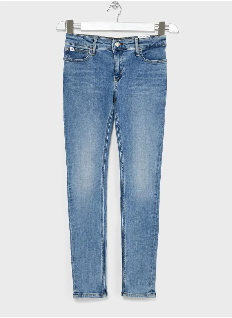 Calvin Klein Jeans Kids Skinny Fit Jeans