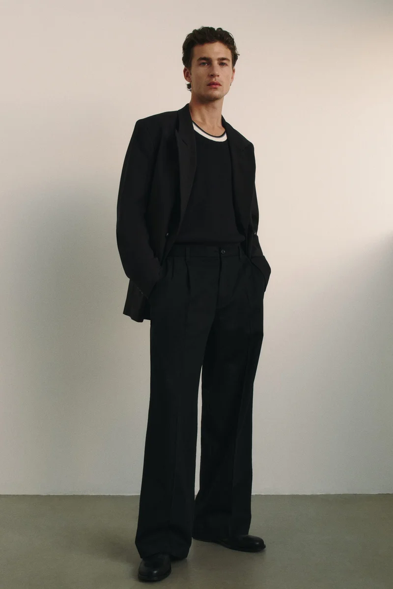 H&M Loose Fit Linen-blend trousers