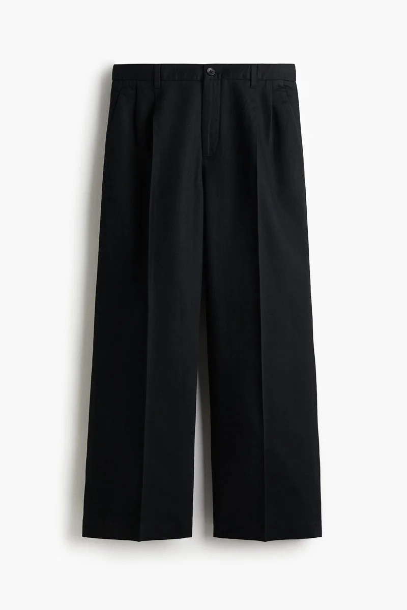 H&M Loose Fit Linen-blend trousers