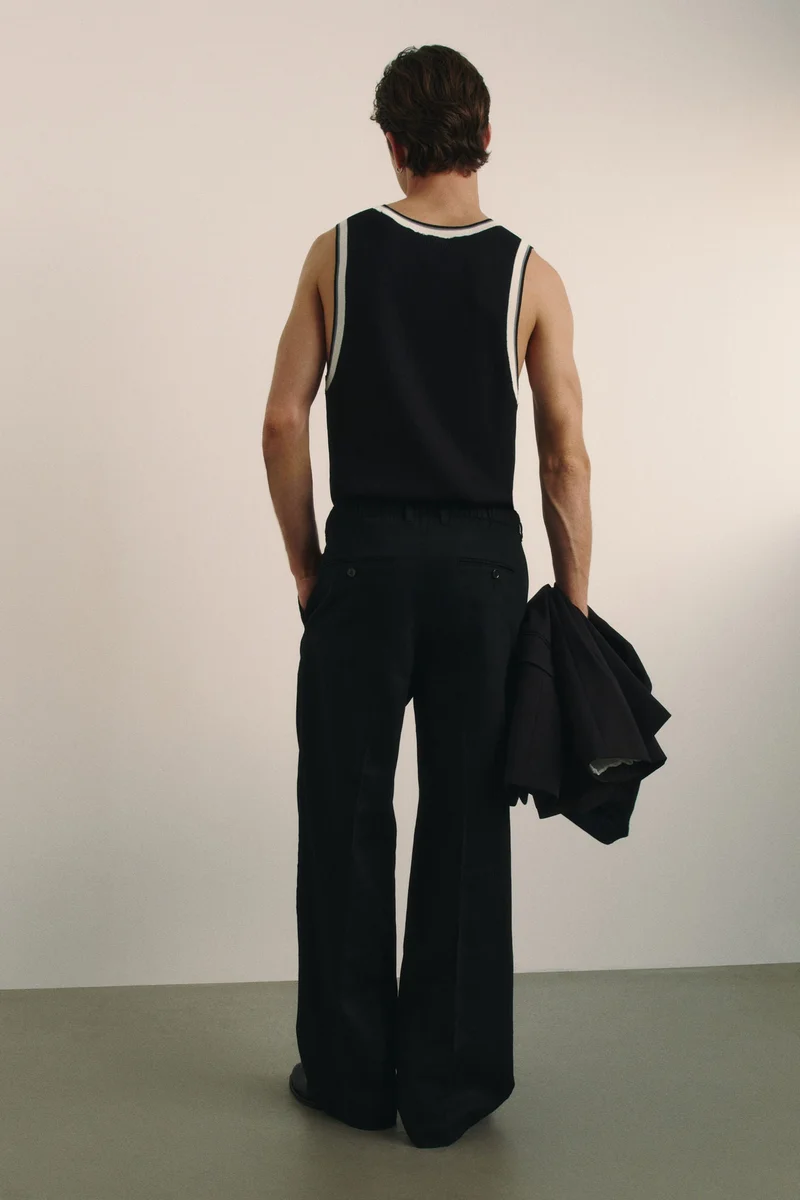 H&M Loose Fit Linen-blend trousers