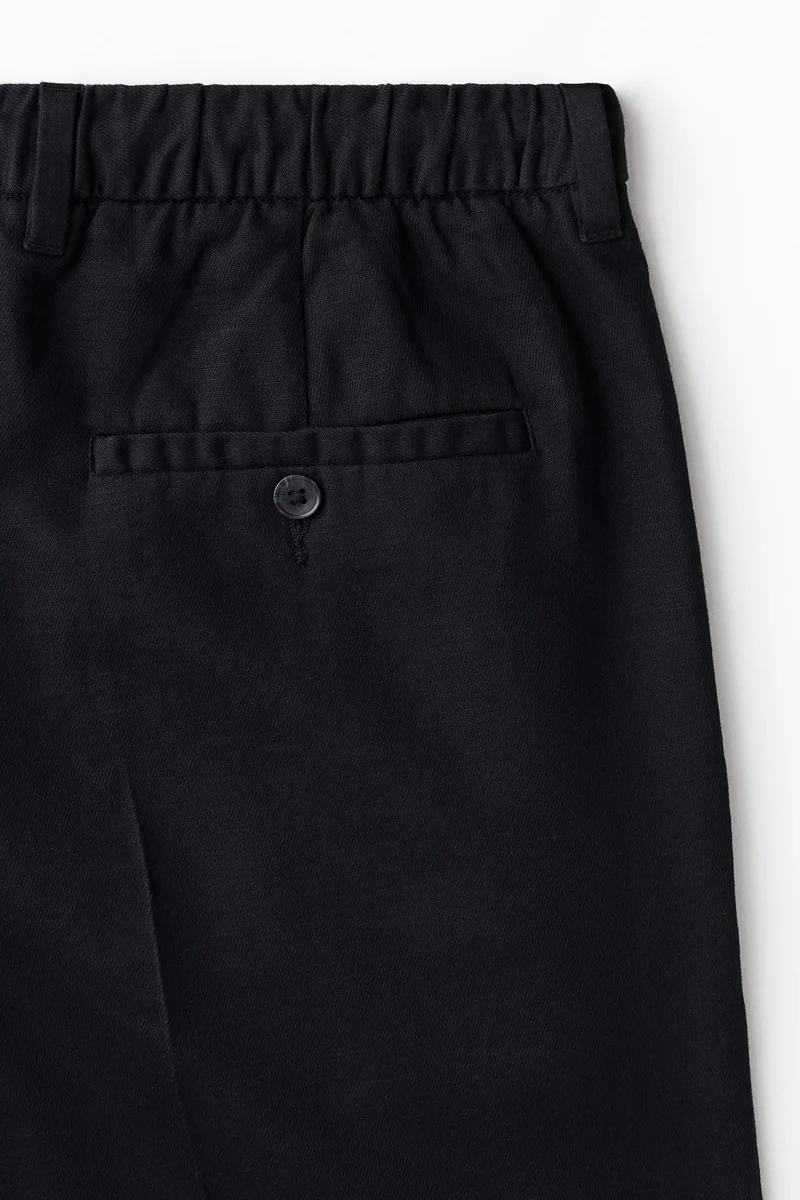 H&M Loose Fit Linen-blend trousers