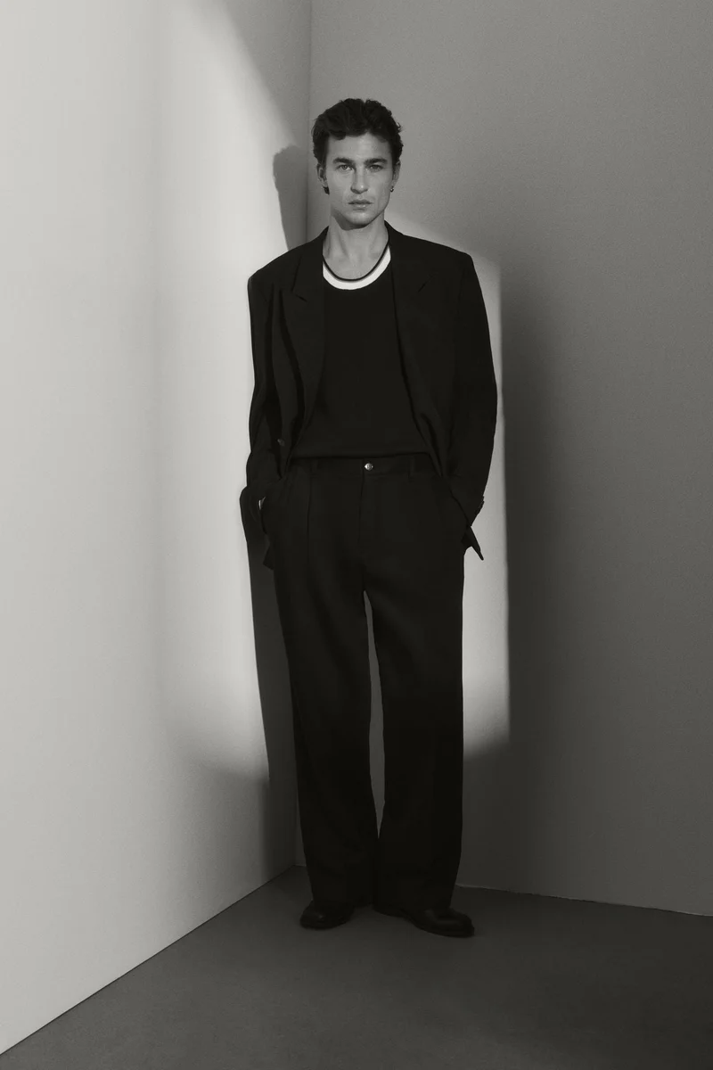 H&M Loose Fit Linen-blend trousers