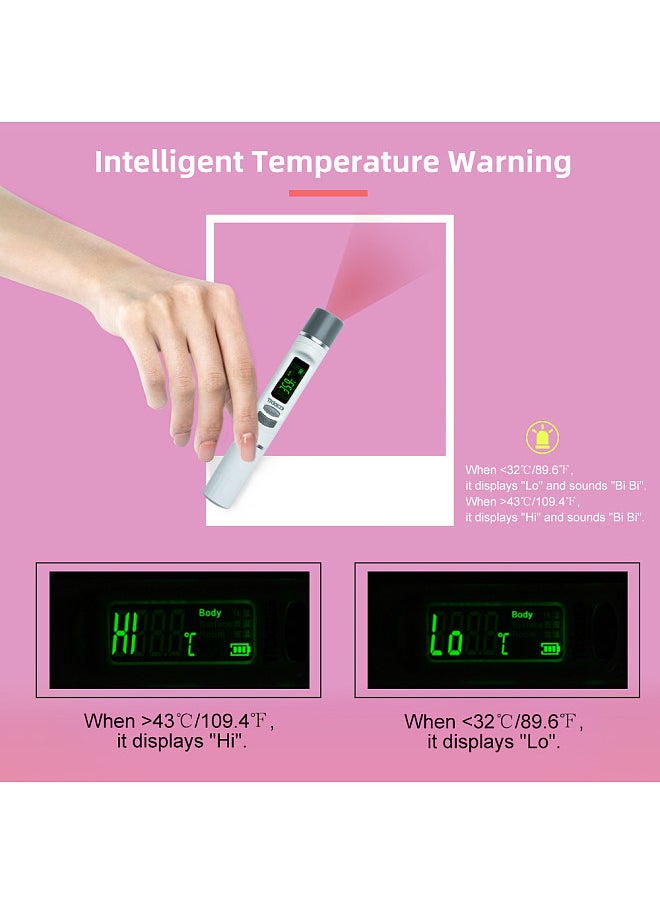 Mini Portable Non-Contact Infrared Thermometer 1S Quick Measurement Body / Room / Objects' Surface 3 Temperature Modes Home/Office/Traval Use