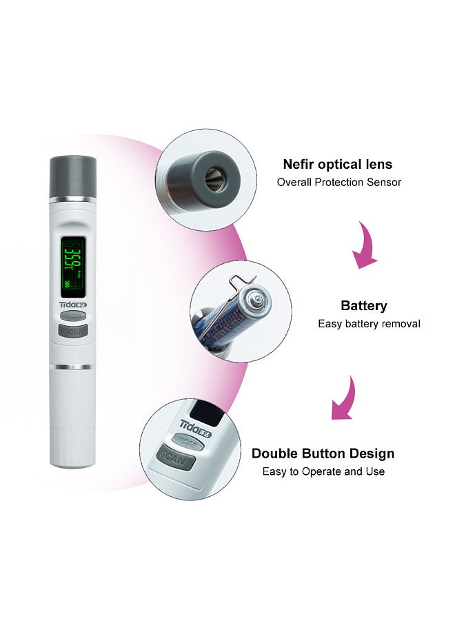 Mini Portable Non-Contact Infrared Thermometer 1S Quick Measurement Body / Room / Objects' Surface 3 Temperature Modes Home/Office/Traval Use