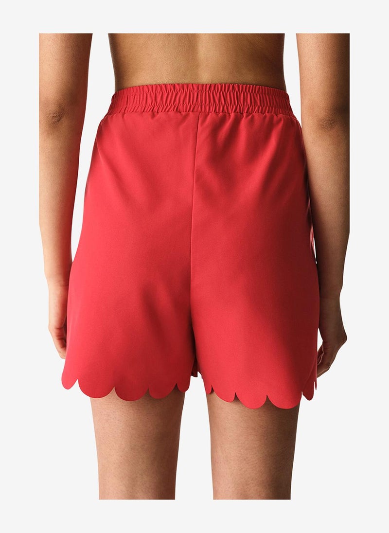 Penti Women Laser Sea Red Beach Shorts - Image 2