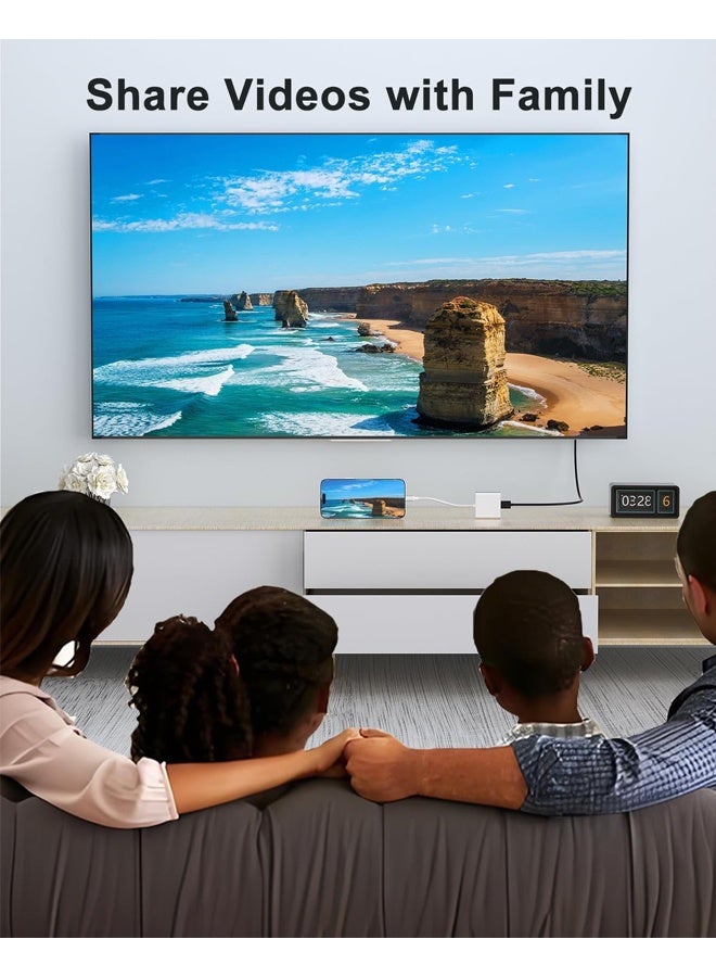 3 in 1 Type C To HDTV Adapter, 4K HDMI USB 3.0 PD Fast Charging Adapter for iPhone 15 16 Series MacBook Matebook Huawei Xiaomi Samsung Type C Interface - Image 3