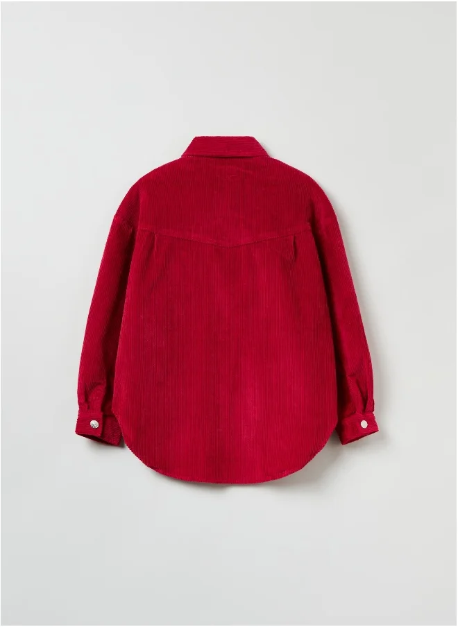 او في اس Ovs Girls Corduroy Shirt