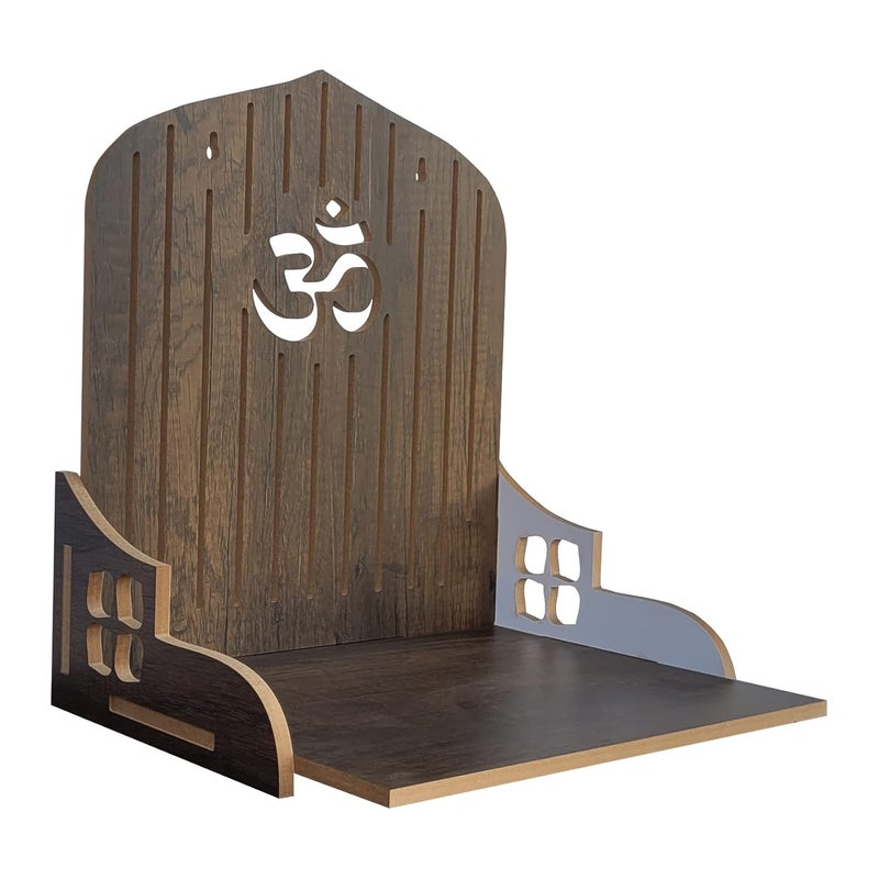 LINGAZ معبد بوذا الخشبي الصغير الجميل المصنوع يدويًا للمنزل والمكتب - Image 4