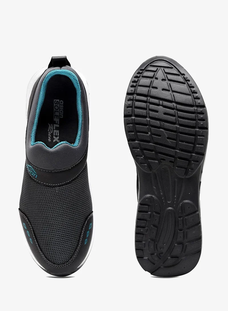 Asian  Grey Running Shoes for Men for Men | Best Price UAE