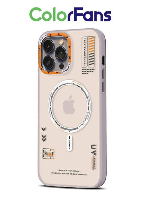 Magnetic Case for iPhone 13 Pro Compatible with MagSafe Slim Protective Translucent Matte Phone Cover Matte White