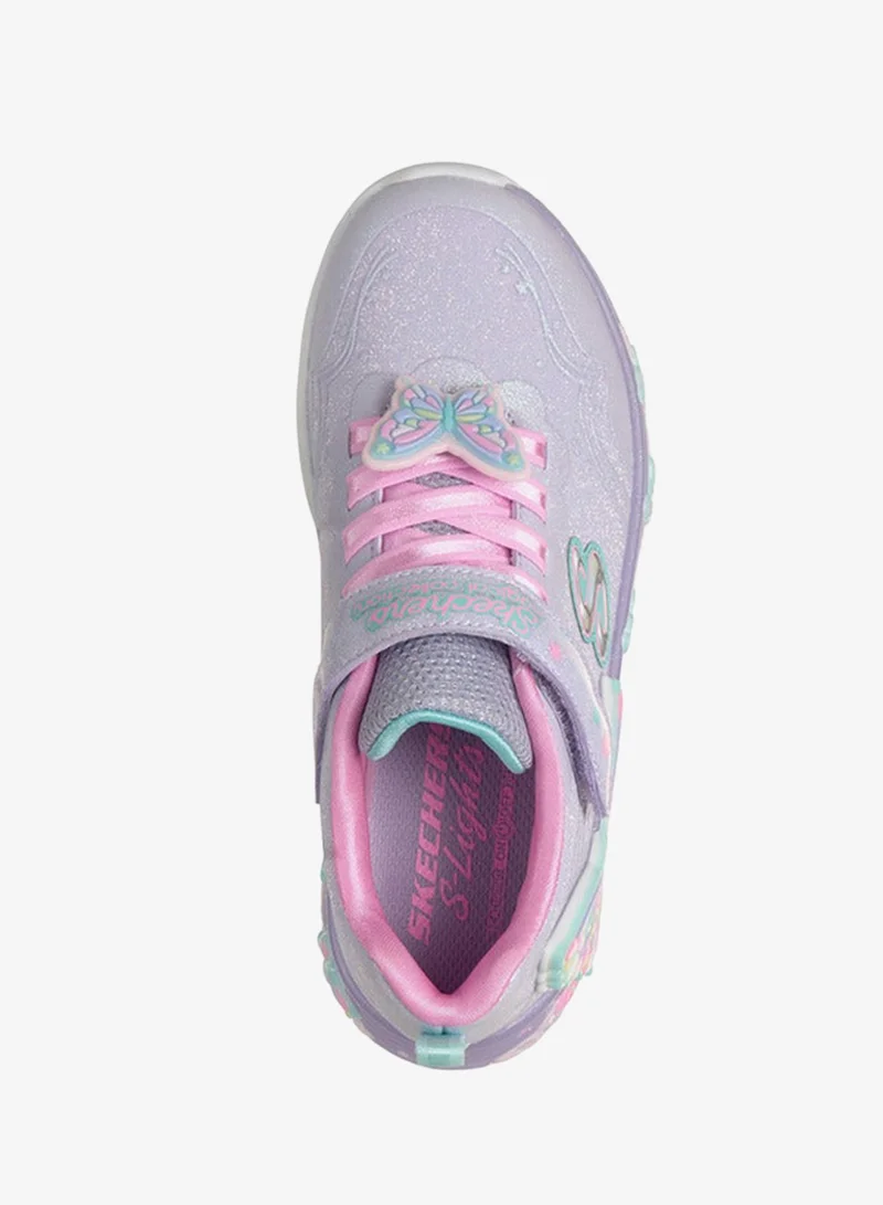 SKECHERS Girls Butterfly Bliss Hook & Loop Sneakers