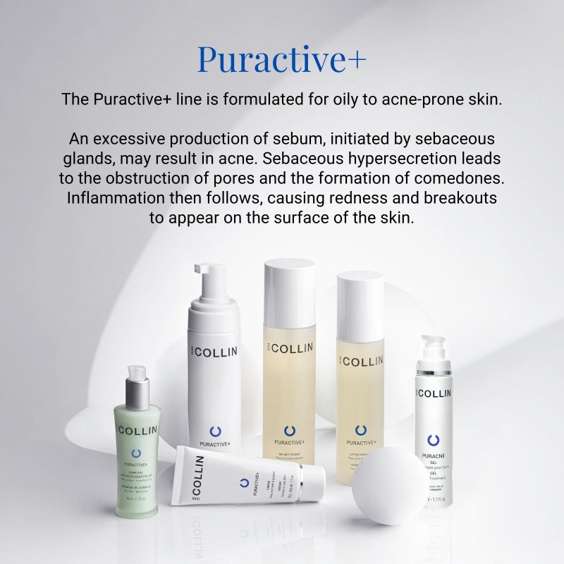 G.M. COLLIN Puractive+ Cream | Moisturizing Face Cream for Oily to Acne-Prone Skin | Reduces Excess Oil, Matifies the Skin and Tightens Enlarged Pores - Image 4