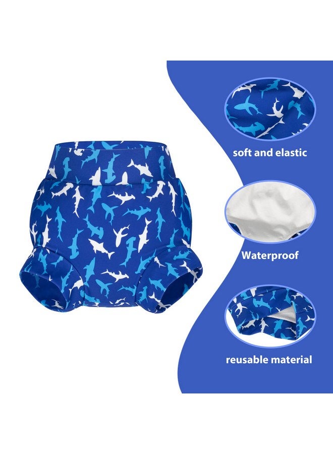 BIG ELEPHANT BIG ELEPHANT 6Pcs Baby Swim Diaper, Waterproof Reusable Swimming Diapers for Boys, Soft Washable Swim Wear, 2T - Image 5