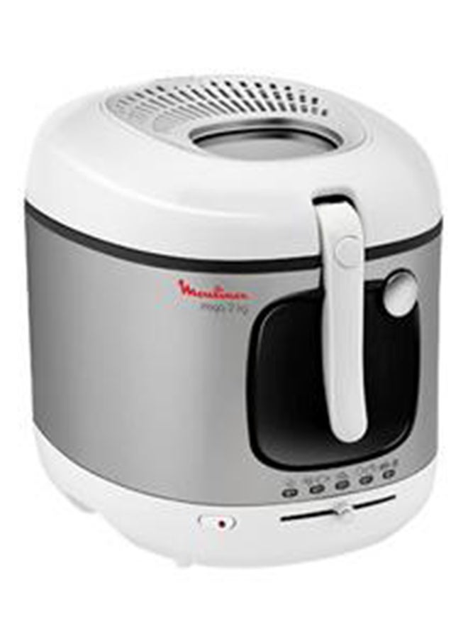 Electric Deep Fryer 2100W 2100 W AM480027 White/Silver