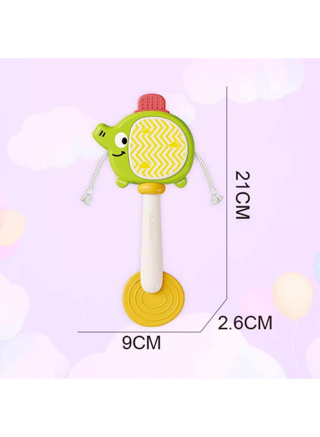 COGNIKIDS لعبة رنين الفيل للأطفال - رنين سيليكون ناعم مع صفارة مدمجة وصوت الطبول | خفيف الوزن، خالي من BPA، لعبة حسية ممتعة للأطفال من 6 أشهر فما فوق | تدليك للثة 1 قطعة - Image 5