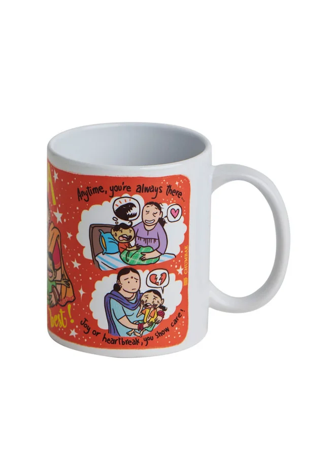 Chumbak Maa' You're the best! Mug-Coral