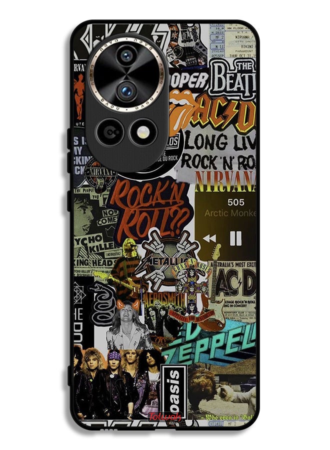 Tolwak Huawei nova 12 Ultra 5G Protective Case Cover Long Live Rock N Roll - Image 1