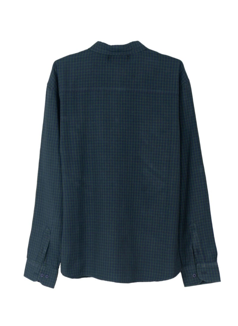 TOPAZ - Multicolored cotton shirt with front pocket from Topaz - Image 1