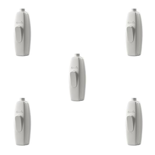 FYBROS Bed Switch, Light Switch 2A 220-240V, High Strength Polycarbonate, Pack of 5, Made in India - Image 1
