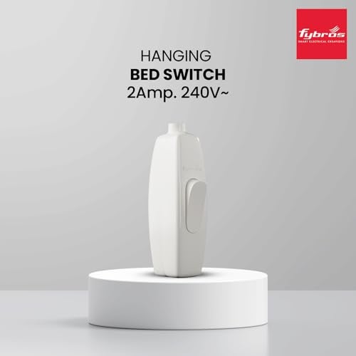 FYBROS Bed Switch, Light Switch 2A 220-240V, High Strength Polycarbonate, Pack of 5, Made in India - Image 5