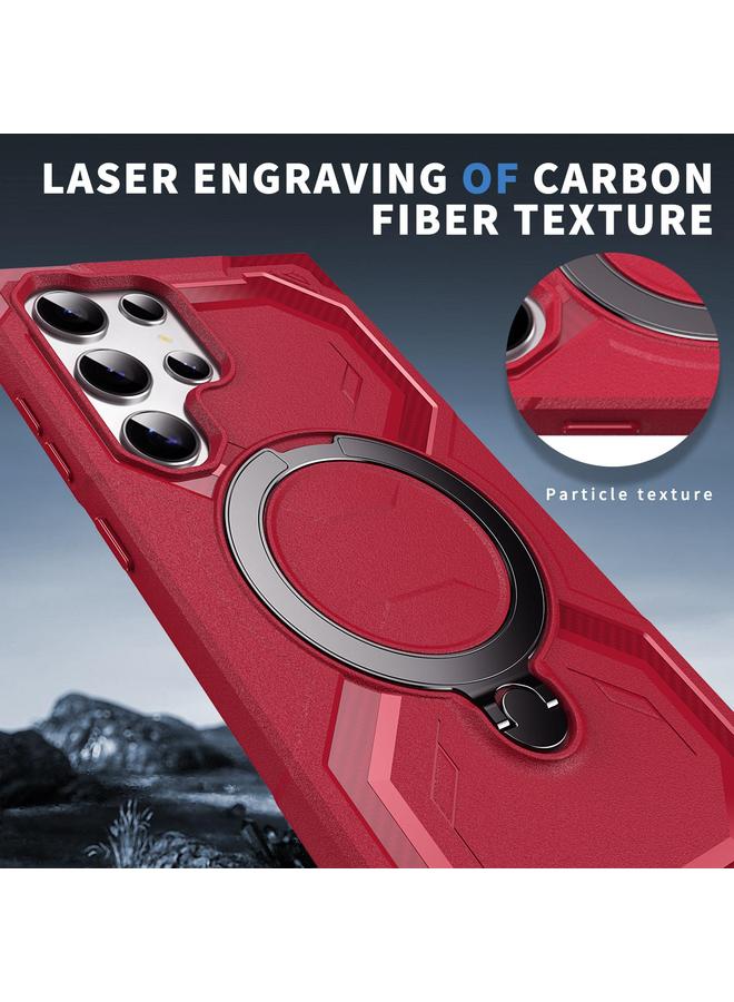 S-TOP Case For Samsung Galaxy S22 Ultra 5G Frosted MagSafe Holder Phone Case - Image 5