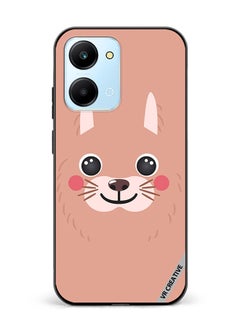 VR CREATIVE Protective Case Cover For Honor Play7T Lama Cartoon Face Design Multicolour  - Image 1