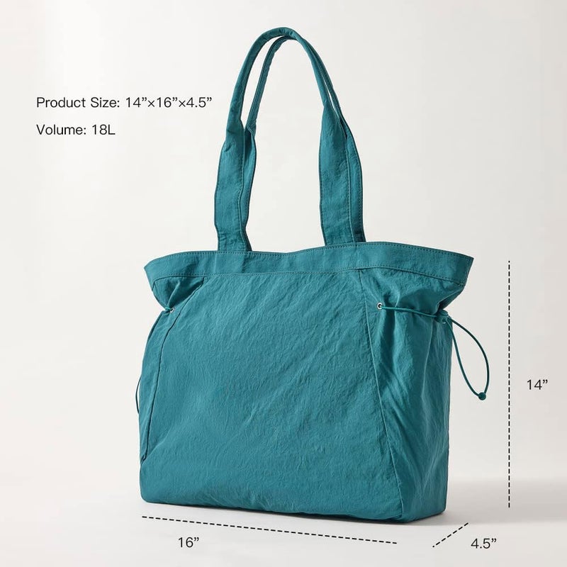 VAKAER Tote Bag for Women, 18L Side Cinch Shopper Handbag, Large Hobo Handbag, Lightweight Shoulder Bags for Work, Workout, Gym, Travel - Image 2