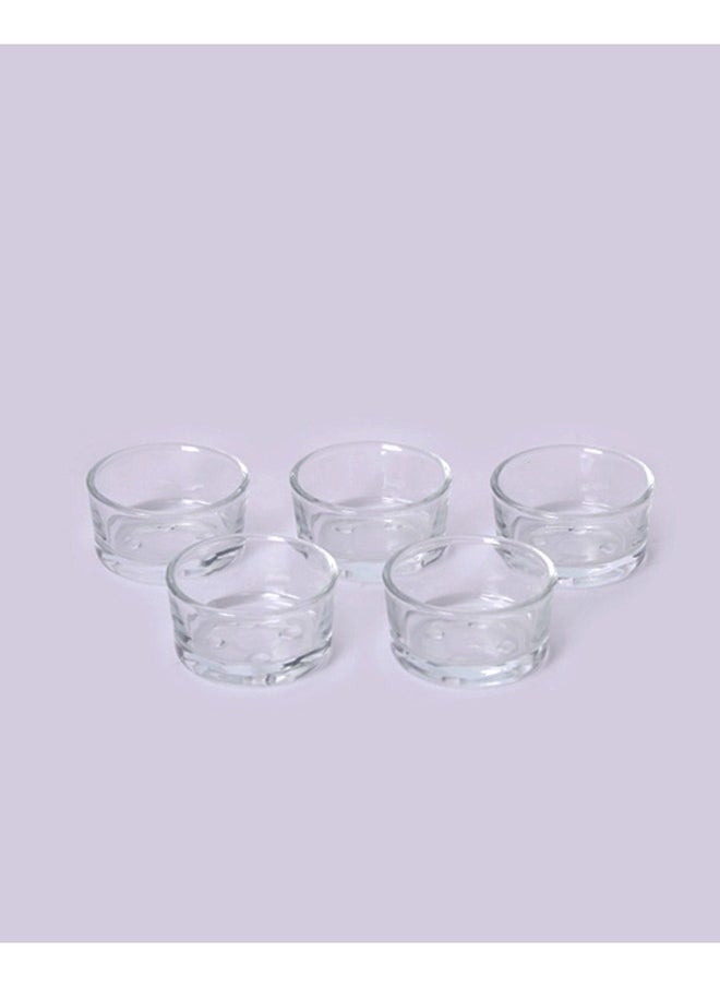 5-Piece Glass Candleholder Tria Tealight Holder Scented candle cups Set Clear - pzsku/Z1F90A49BBB59A2EA3A99Z/45/_/1718784610/2f7215e8-9d1b-4e78-80e6-48ae864c9d21