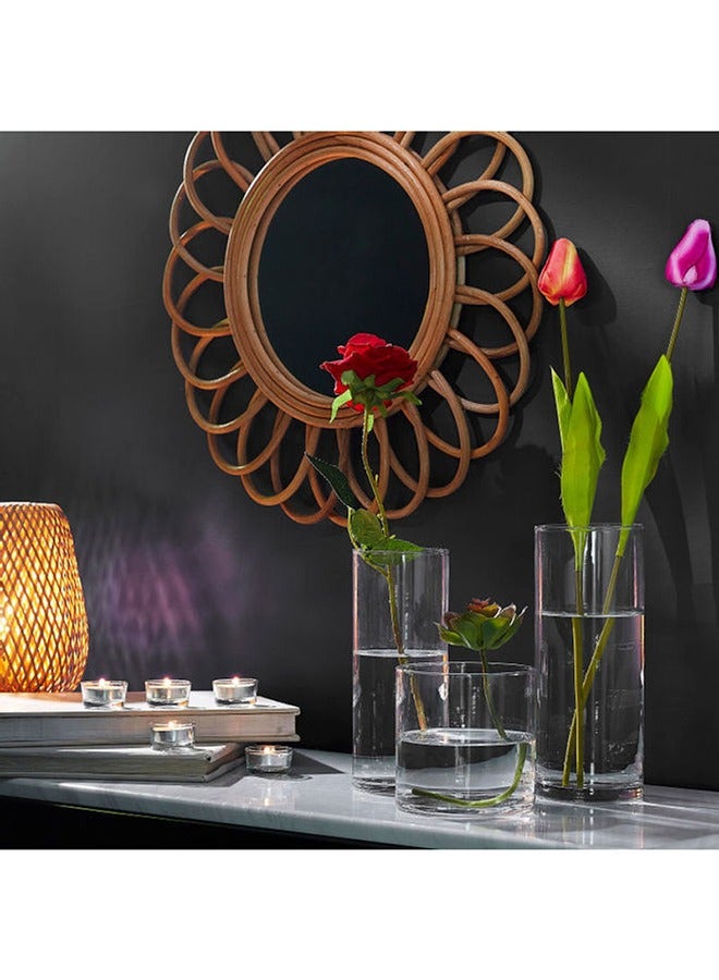 5-Piece Glass Candleholder Tria Tealight Holder Scented candle cups Set Clear - Image 4