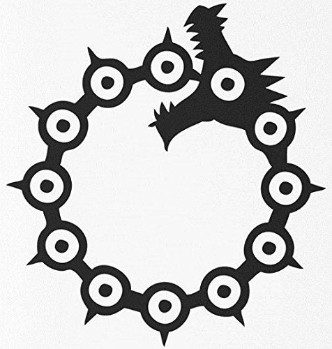 FAVFOUR INC Seven Deadly SINS Anime Maxres Vinyl Stickers Symbol 5.5" Decorative DIE Cut Decal for Cars Tablets LAPTOPS Skateboard - Black - Image 2