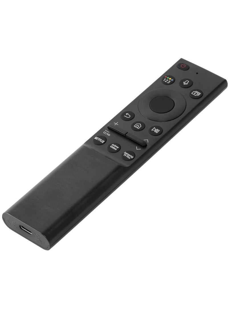ELTRAZONE جهاز التحكم عن بُعد الصوتي الشحن الشمسي BN59-01357 لتلفزيونات سامسونج الذكية - متوافق مع تلفزيونات Neo LED الذكية 4K Ultra HD لعام 2021، RMCSPA1EP1، مزود بـ 3 أزرار اختصار - Image 4