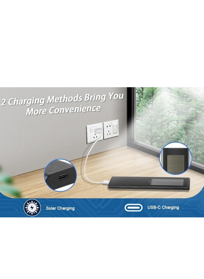 ELTRAZONE جهاز التحكم عن بُعد الصوتي الشحن الشمسي BN59-01357 لتلفزيونات سامسونج الذكية - متوافق مع تلفزيونات Neo LED الذكية 4K Ultra HD لعام 2021، RMCSPA1EP1، مزود بـ 3 أزرار اختصار - Image 3