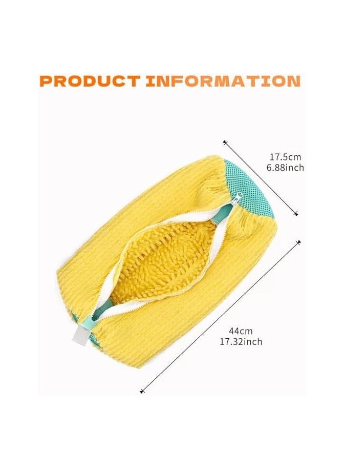 حقيبة غسيل أحذية مقاومة للتشوه، آمنة للاستخدام في الغسالة والتجفيف، حقيبة غسيل أحذية قابلة لإعادة الاستخدام، مناسبة لجميع أنواع وأحجام الأحذية (أبيض) - Image 3