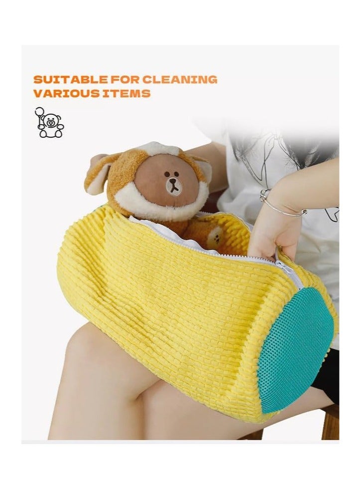 حقيبة غسيل أحذية مقاومة للتشوه، آمنة للاستخدام في الغسالة والتجفيف، حقيبة غسيل أحذية قابلة لإعادة الاستخدام، مناسبة لجميع أنواع وأحجام الأحذية (أبيض) - Image 4