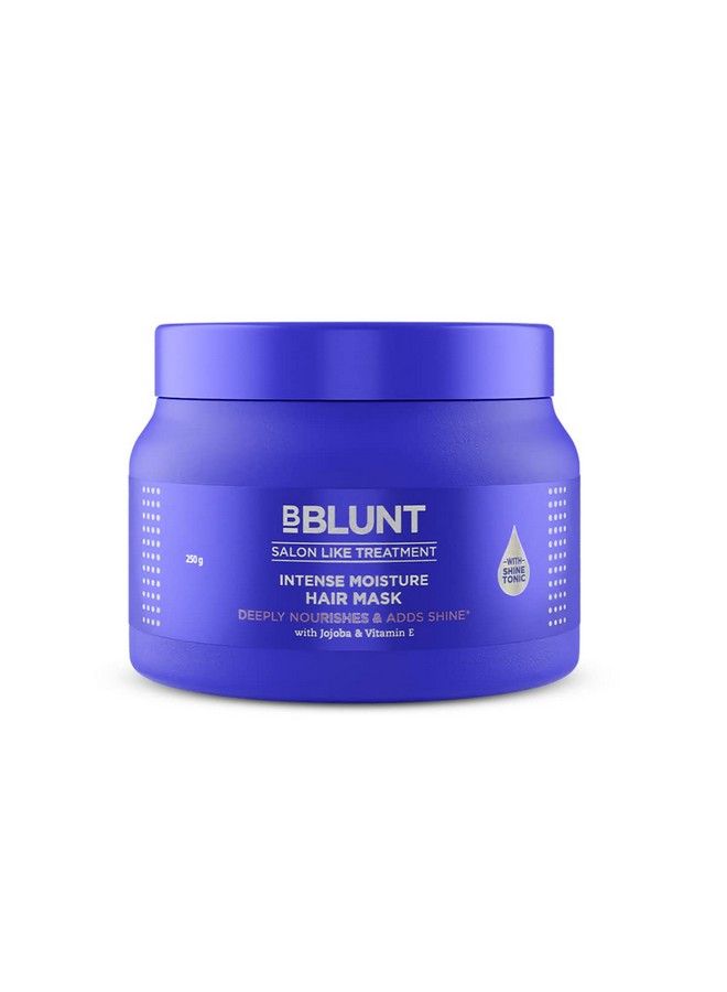 BBLUNT Intense Moisture Hair Mask With Jojoba Oil & Vitamin E For Nourished & Shiny Hair 250 G - Image 2