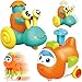vusum Toddler Toys for 1 Year Old BoyPress to Go Car Baby Toys 61218 MonthsPush Toy Cars for Toddlers 131 Year Old Boys Girl Gift 1 2 3 4 Year Old Boy Girl Toys First Birthday Gifts Christmas Airplane - Image 2