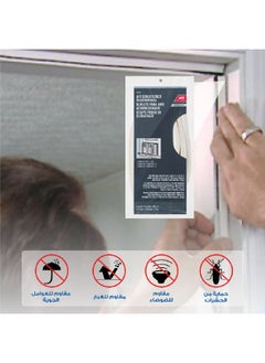 ACE High Density Foam Air Conditioner Weatherseal White 1/2 x 1 3/8 x 42 Inch 50005  - Image 2