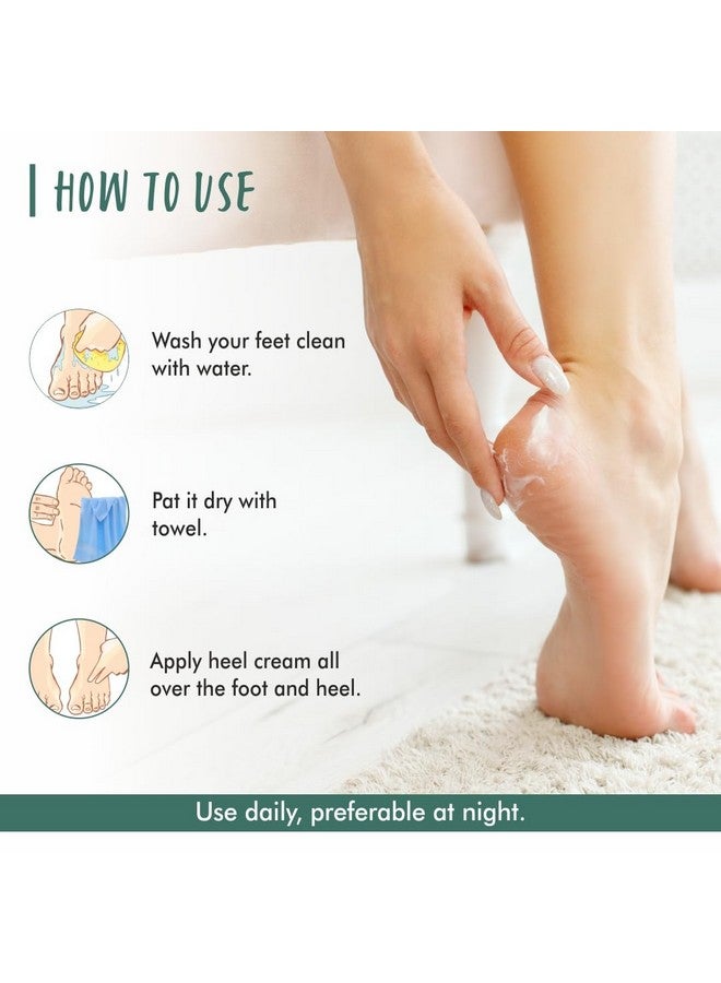 ذا لوف كو. كريم القدمين من ذا لوف كو لعلاج تشققات الكعب - 100 جرام | إصلاح مكثف للكعب غني بزيت شجرة الشاي والنعناع | يغذي الأقدام الجافة والمتشققة | مثالي للعناية بالقدمين - Image 5